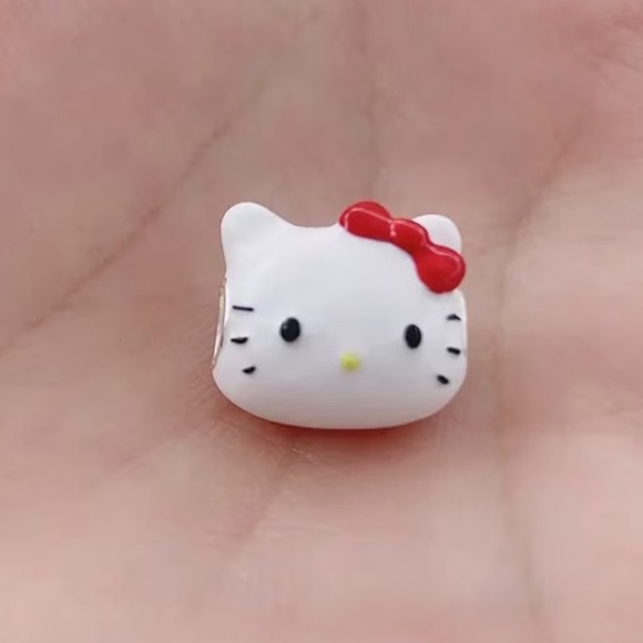 Hello Kitty Sanrio enamel .925 charm - Picture 4 of 5